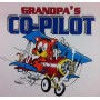 T-shirt "Grandpa's Co-Pilot"