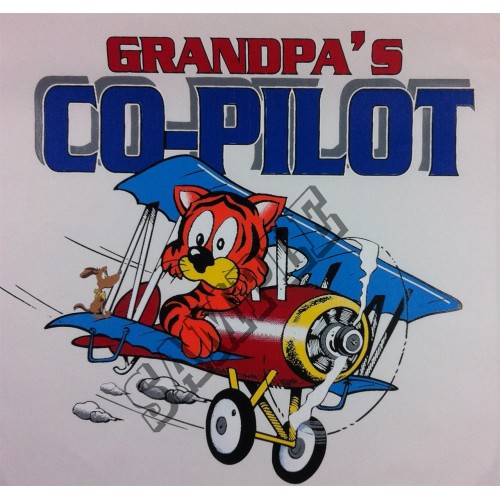 T-shirt "Grandpa's Co-Pilot"