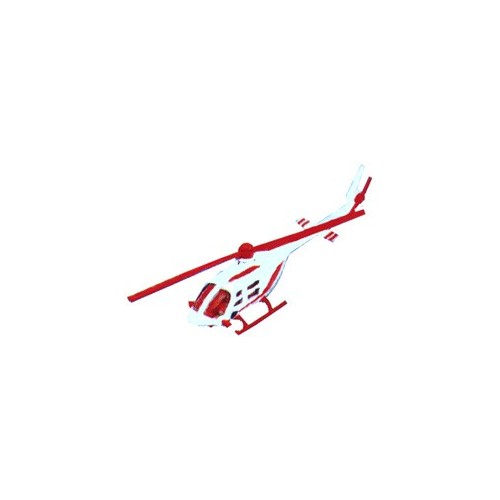 Modellino elicottero rosso