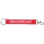 Portachiavi Remove Before Flight con moschettone