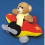 Peluche orsetto su aereo