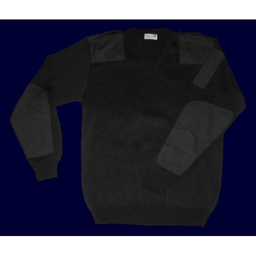 Pullover nero con spalline