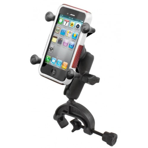 SUPPORTO A MORSETTA YOKE MOUNTING RAM-MOUNT PER APPLE iPhone6 - 6S - 5 - 5C - 5S - 4 - 4S