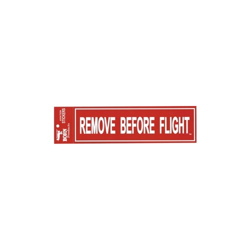 Adesivo "REMOVE BEFORE FLIGHT"