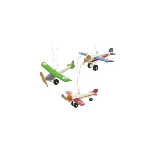 Aereo addobbo albero di natale - colori assortiti