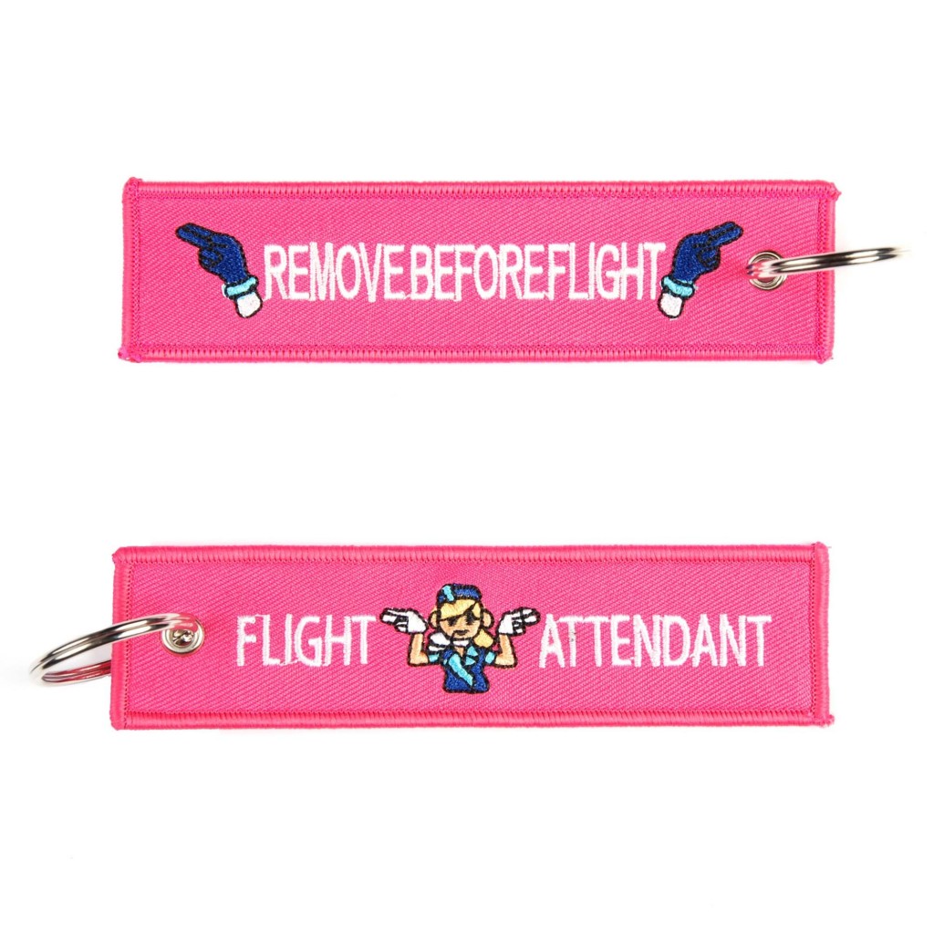 Portachiavi Flight Attendant / Remove Before Flight