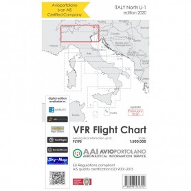 Carte Aeronautiche VFR Avioportolano edizione 2020 - LI-1 NORD