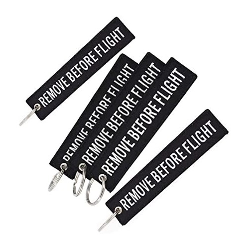 Portachiavi tessuto Remove Before Flight