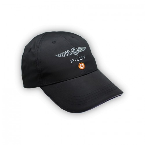 Cappellino in microfibra Design4Pilots nero