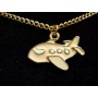 Collana con ciondolo aereo