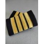 Coppia tubolari (gradi pilota) camicia 4 strisce ORO