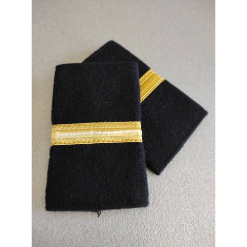 Coppia tubolari (gradi pilota) camicia 1 striscia ORO