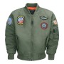 Bomber Bambino/a verde MA-I Flight Jacket