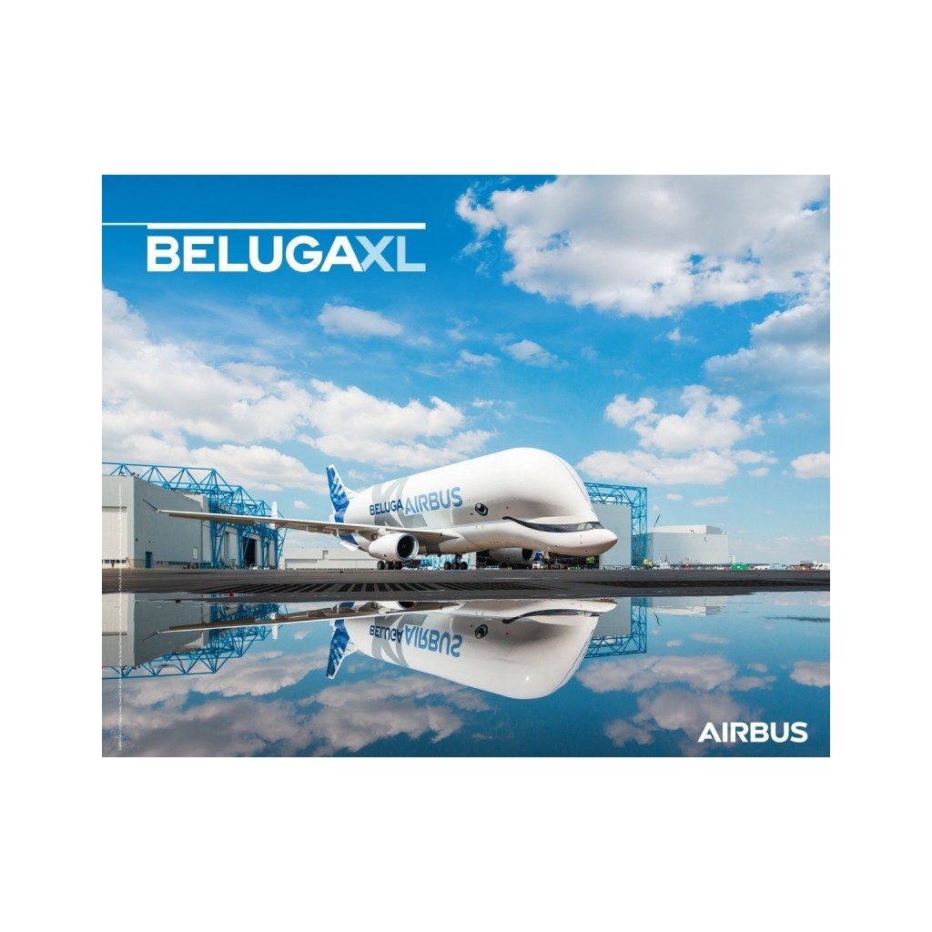 Poster Airbus Beluga XL flight view