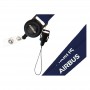 Portachiavi laccio Airbus retrattile