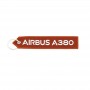 Portachiavi Airbus A380 "We Make It Fly"