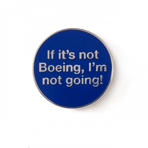 Spilla "If it's not Boeing, I'm not going!"