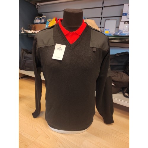 Pullover per pilota con spalline colore BLU