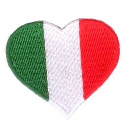 Patch Cuore Bandiera Italia