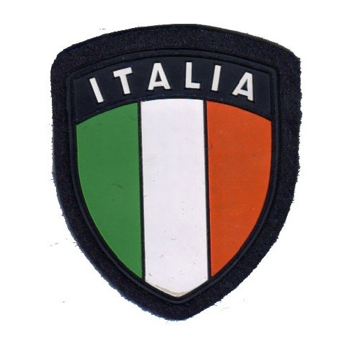 Scudetto Italia Gomma Blu