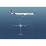 Modellino A350-1000 scala1:400 Airbus