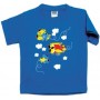 T-shirt "Blue biplane"