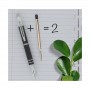 Metal ballpoint pen with complementary refill