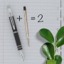 Metal ballpoint pen with complementary refill