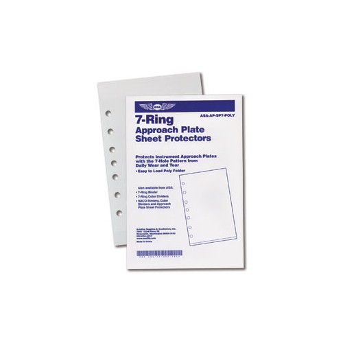 Poly Sheet Protector Folders: 7 Anelli