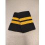 Coppia tubolari (gradi pilota) camicia 2 strisce ORO