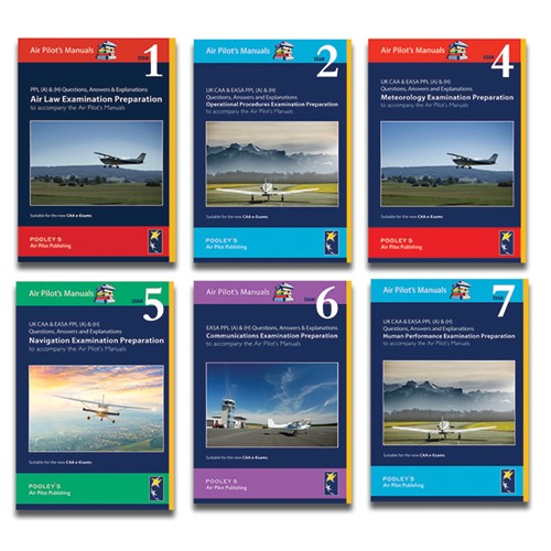 BTT210A - Libri di preparazione all'esame Q&A 1, 2, 4, 5, 6 e 7 per PPL (H)