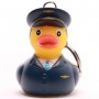 Keychain Captain Pilot Rubber Duck