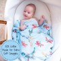 100% Cotton Muslin Swaddle Blanket - Plane Paws