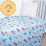 100% Cotton Muslin Swaddle Blanket - Plane Paws