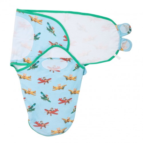 100% Organic Cotton Sleep Swaddle - Pilot Paws
