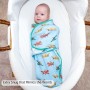 100% Organic Cotton Sleep Swaddle - Pilot Paws