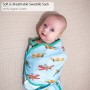100% Organic Cotton Sleep Swaddle - Pilot Paws