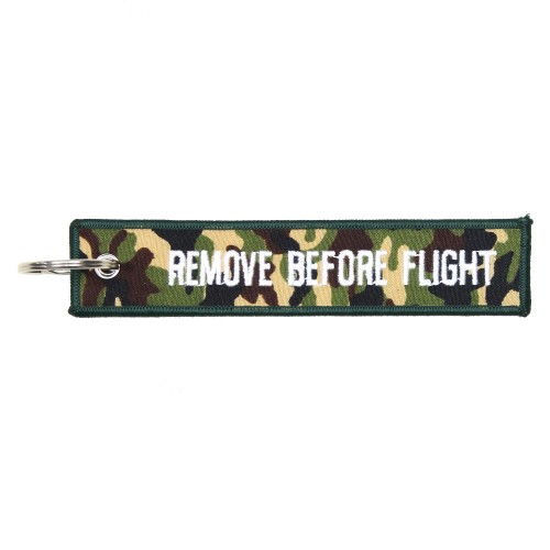 Portachiavi tessuto Remove Before Flight