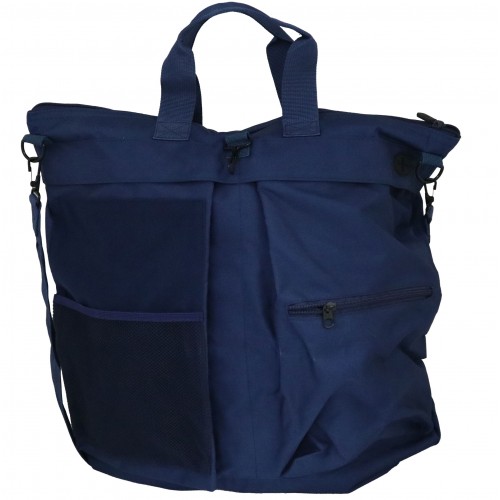 BORSA PORTACASCO BLU CON LOGO FRECCE TRICOLORI
