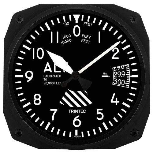 Orologio da parete "Altimetro" 25x25