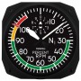 Orologio stile strumento a percentuale di giri/min 25x25