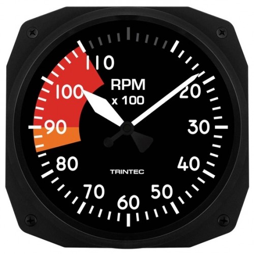 Orologio stile strumento RPM percentuale di giri/min 25x25