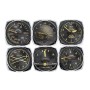 6-Piece Acyrlic Instrument Coaster Set - Vintage