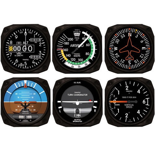 copy of 6-Piece Square Acrylic Cockpit Coaster Set - Modern