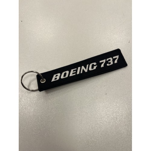 Portachiavi Boeing 737 Nero