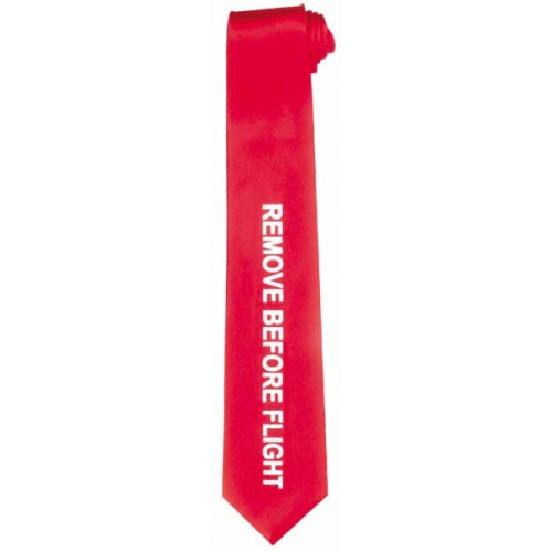 Cravatta REMOVE BEFORE FLIGHT
