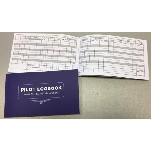 Pilot Logbook blu copertina morbida