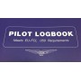 Pilot Logbook blu copertina morbida